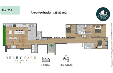 FLAT 202 – 302 - 402